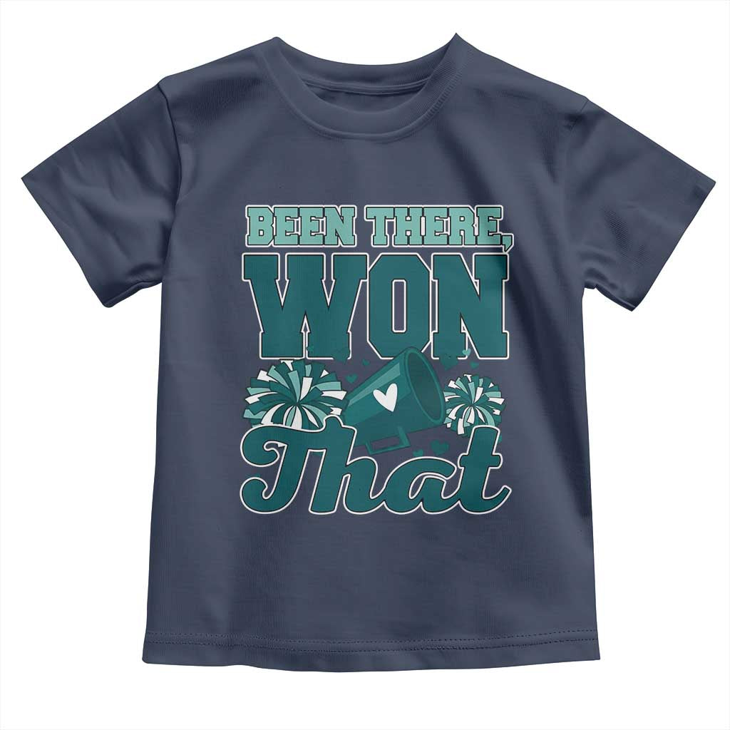 Been There Won That Cheer Spirit Toddler T Shirt Game Day Champions Sport Fans TS02 Navy Print Your Wear