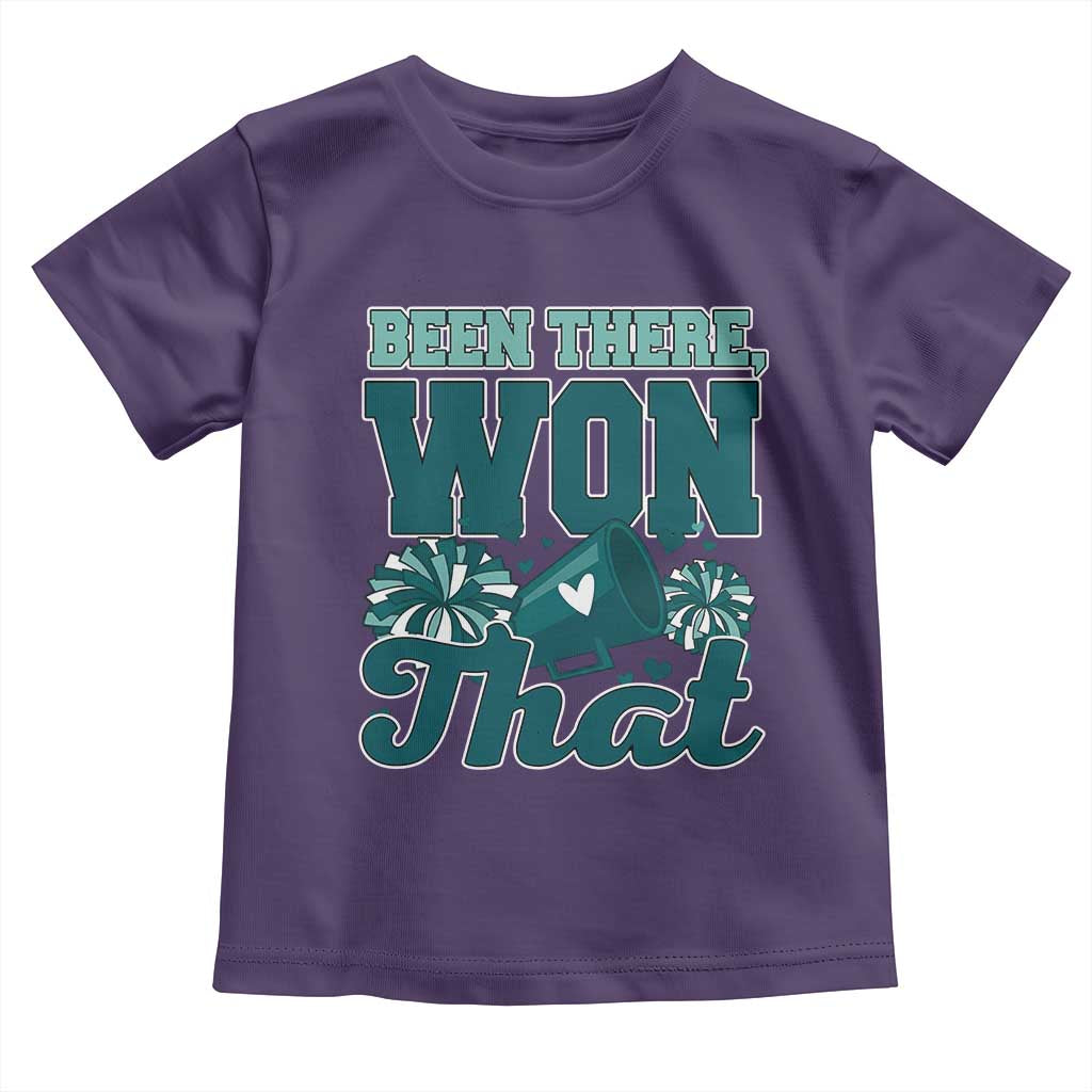 Been There Won That Cheer Spirit Toddler T Shirt Game Day Champions Sport Fans TS02 Purple Print Your Wear
