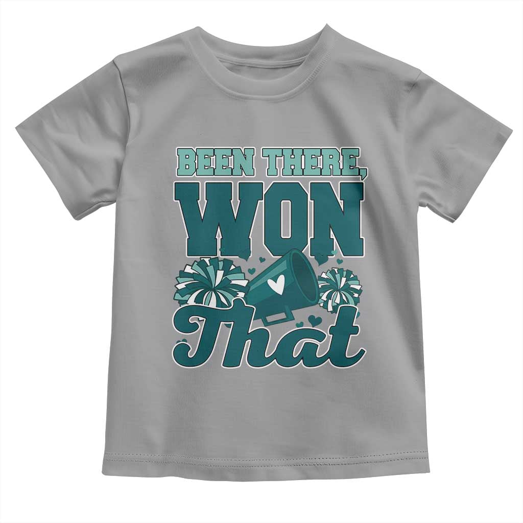 Been There Won That Cheer Spirit Toddler T Shirt Game Day Champions Sport Fans TS02 Sport Gray Print Your Wear