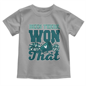 Been There Won That Cheer Spirit Toddler T Shirt Game Day Champions Sport Fans TS02 Sport Gray Print Your Wear