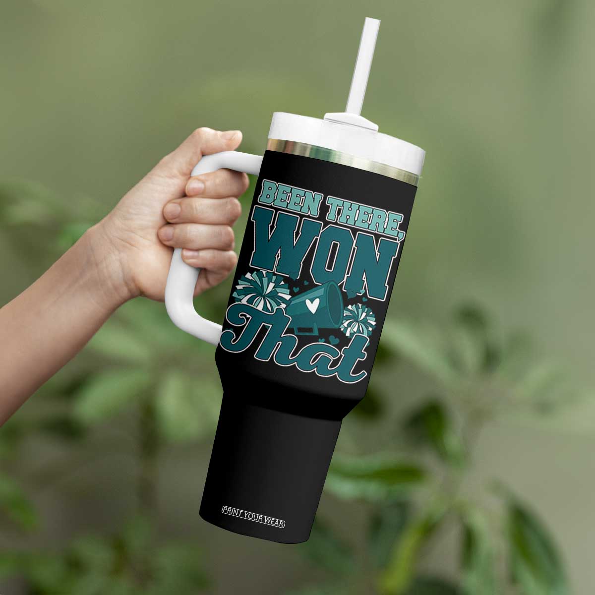 Been There Won That Cheer Spirit Tumbler With Handle Game Day Champions Sport Fans TS02 Print Your Wear