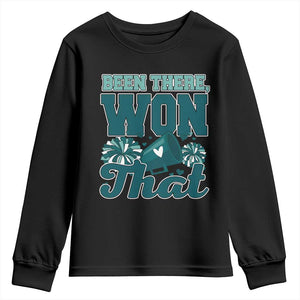 Been There Won That Cheer Spirit Youth Sweatshirt Game Day Champions Sport Fans TS02 Black Print Your Wear