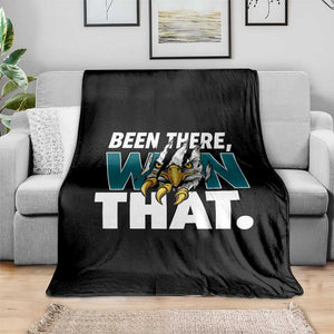 Been There Won That Fierce Eagle Throw Blanket Game Day Champions Sport Fans TS02 Print Your Wear
