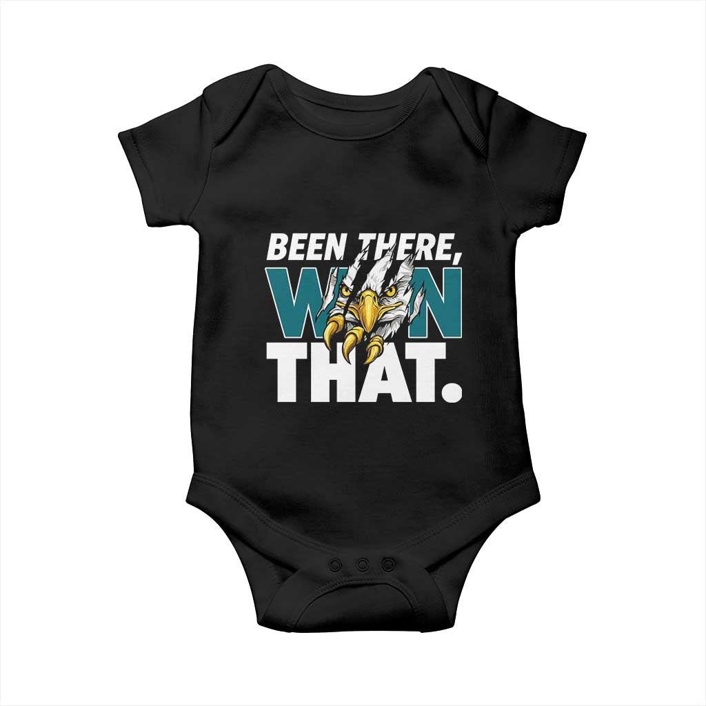 Been There Won That Fierce Eagle Baby Onesie Game Day Champions Sport Fans TS02 Black Print Your Wear