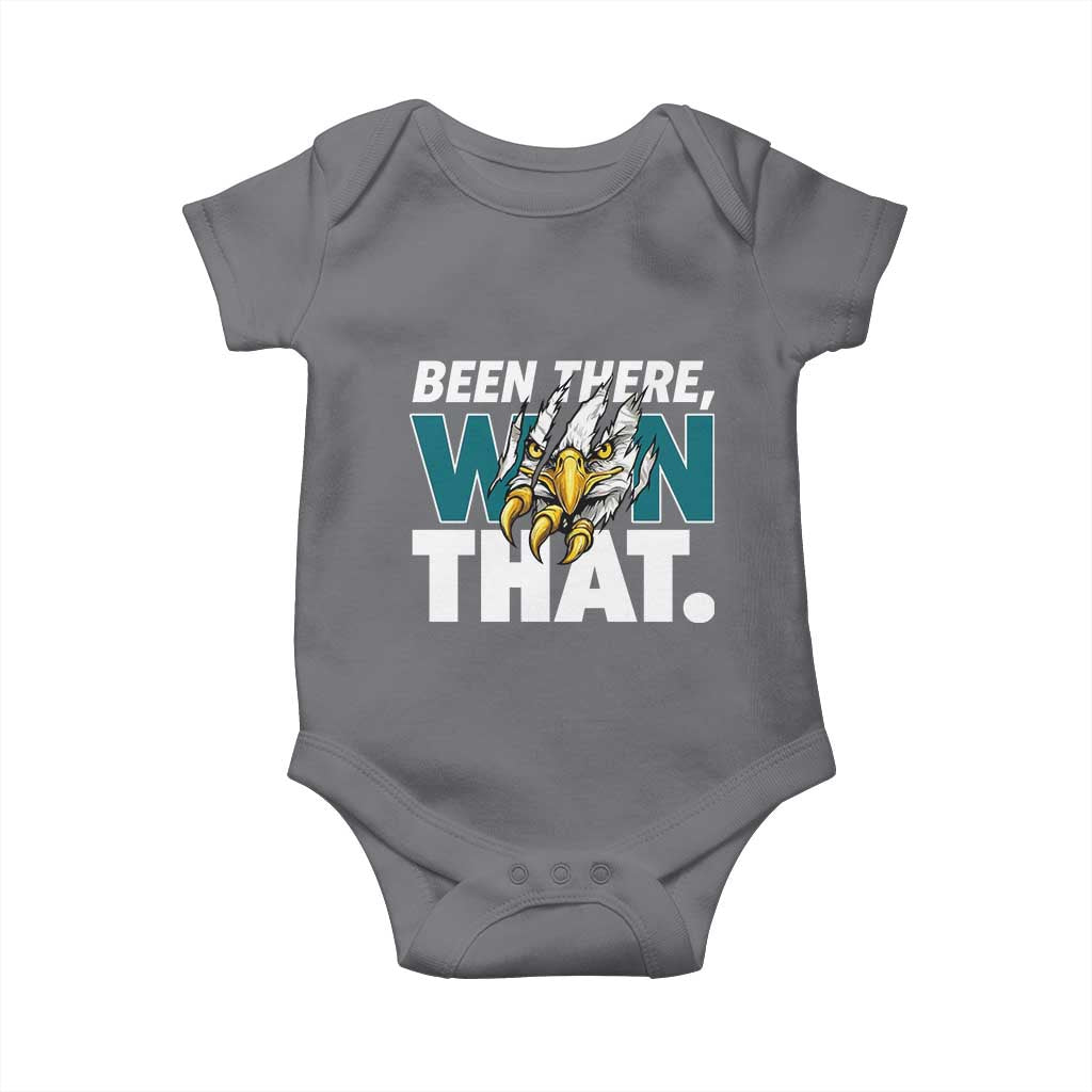 Been There Won That Fierce Eagle Baby Onesie Game Day Champions Sport Fans TS02 Charcoal Print Your Wear