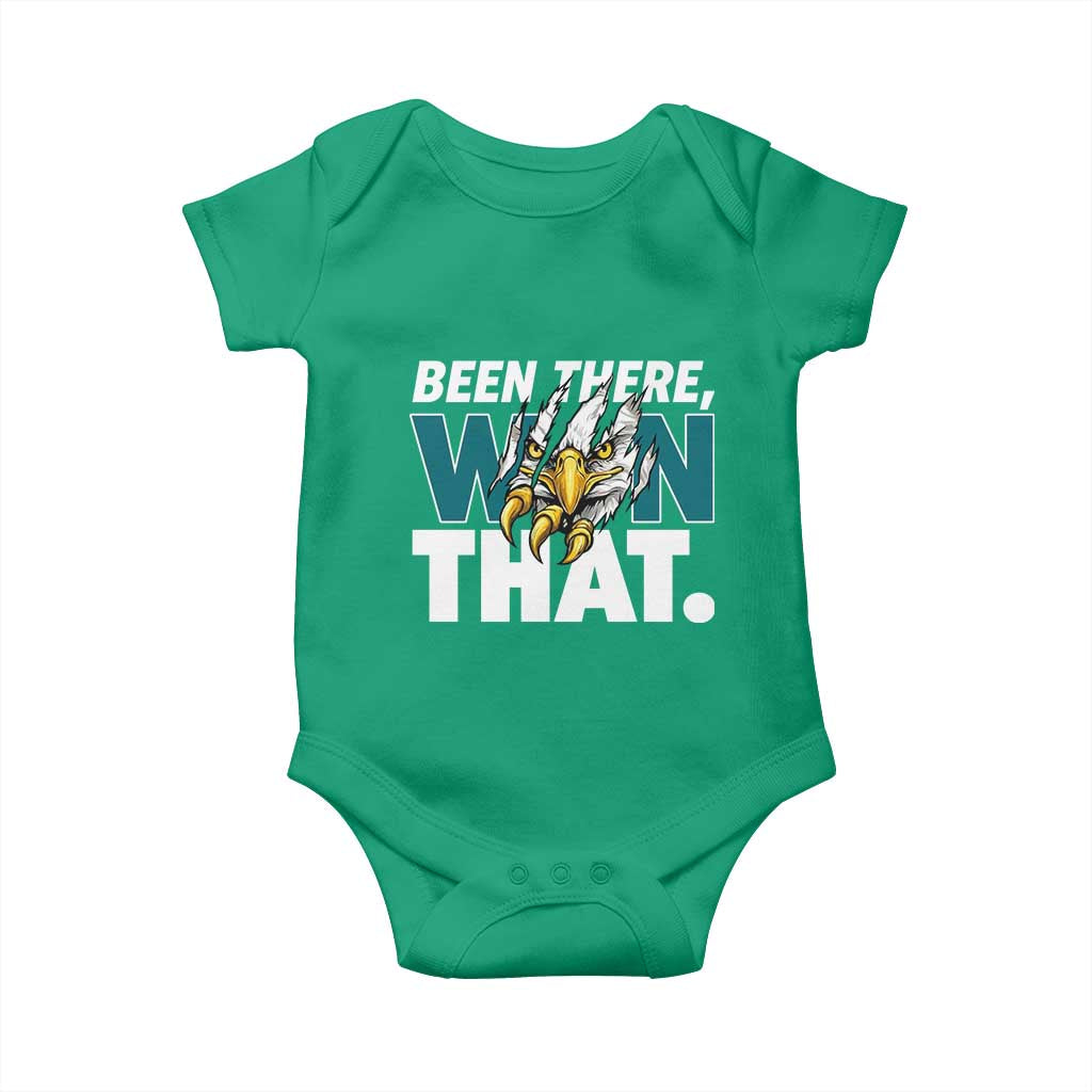 Been There Won That Fierce Eagle Baby Onesie Game Day Champions Sport Fans TS02 Irish Green Print Your Wear