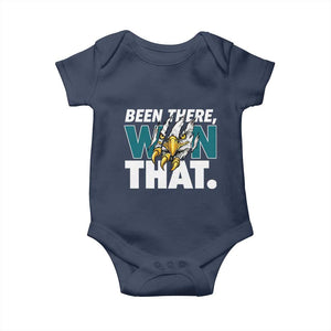 Been There Won That Fierce Eagle Baby Onesie Game Day Champions Sport Fans TS02 Navy Print Your Wear