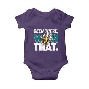 Been There Won That Fierce Eagle Baby Onesie Game Day Champions Sport Fans TS02 Purple Print Your Wear