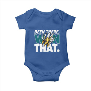 Been There Won That Fierce Eagle Baby Onesie Game Day Champions Sport Fans TS02 Royal Blue Print Your Wear