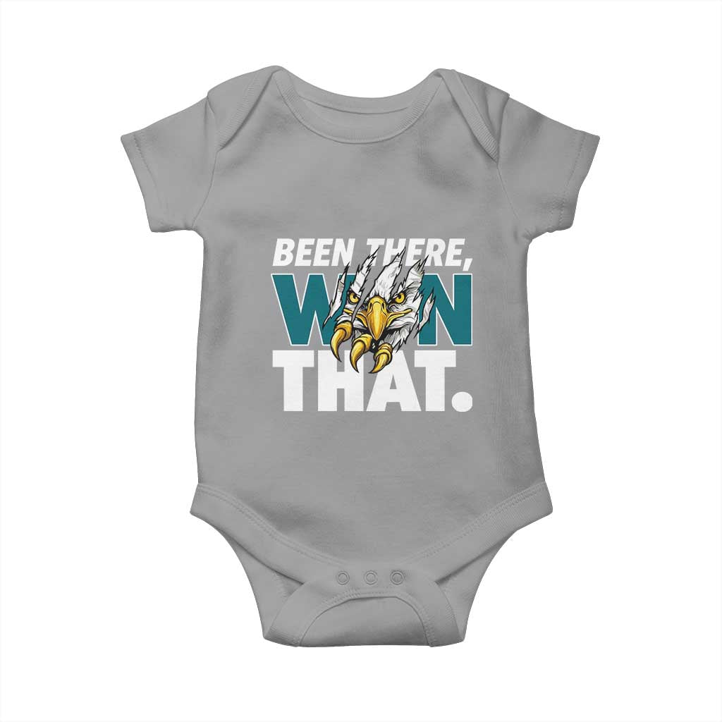 Been There Won That Fierce Eagle Baby Onesie Game Day Champions Sport Fans TS02 Sport Gray Print Your Wear