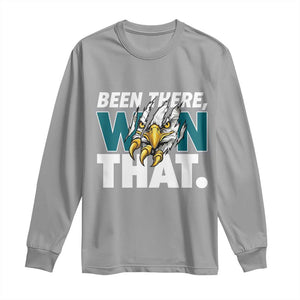 Been There Won That Fierce Eagle Long Sleeve Shirt Game Day Champions Sport Fans TS02 Sport Gray Print Your Wear