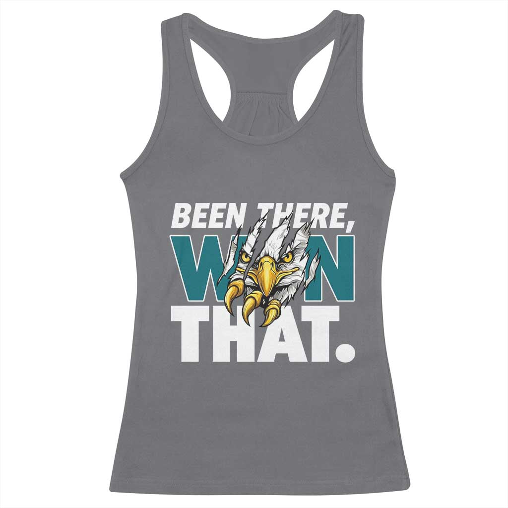 Been There Won That Fierce Eagle Racerback Tank Top Game Day Champions Sport Fans TS02 Charcoal Print Your Wear