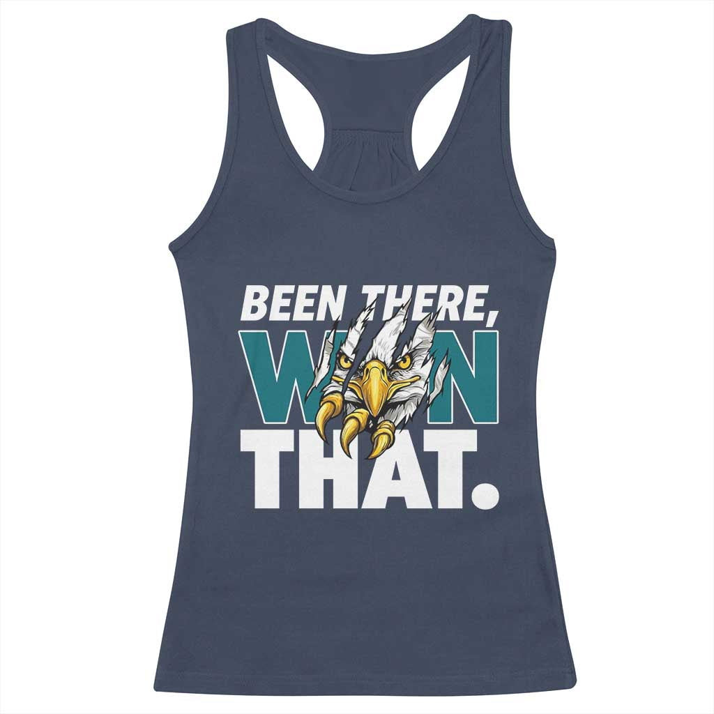 Been There Won That Fierce Eagle Racerback Tank Top Game Day Champions Sport Fans TS02 Navy Print Your Wear