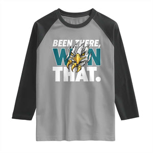 Been There Won That Fierce Eagle Raglan Shirt Game Day Champions Sport Fans TS02 Sport Gray Black Print Your Wear