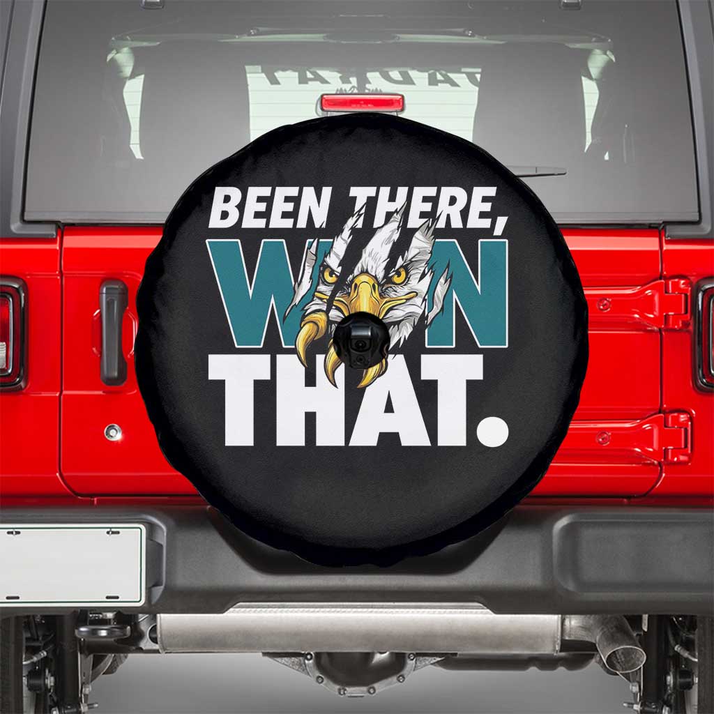 Been There Won That Fierce Eagle Spare Tire Cover Game Day Champions Sport Fans TS02 Black Print Your Wear