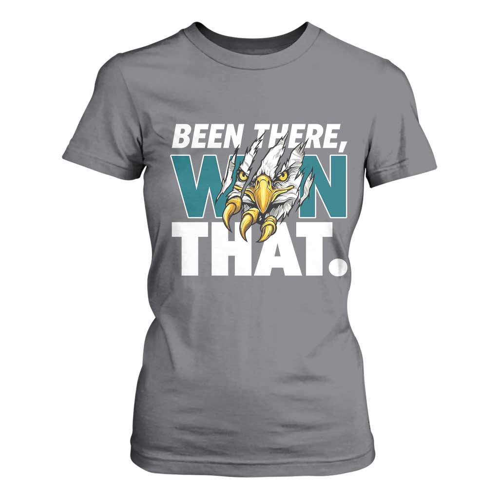 Been There Won That Fierce Eagle T Shirt For Women Game Day Champions Sport Fans TS02 Charcoal Print Your Wear