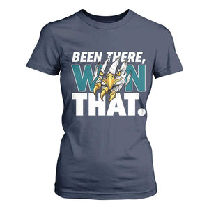 Been There Won That Fierce Eagle T Shirt For Women Game Day Champions Sport Fans TS02 Navy Print Your Wear