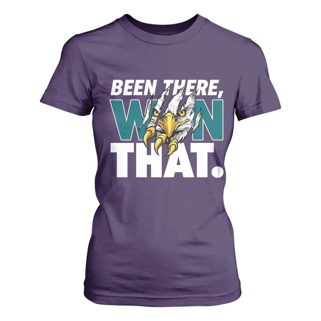 Been There Won That Fierce Eagle T Shirt For Women Game Day Champions Sport Fans TS02 Purple Print Your Wear