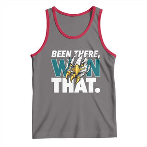 Been There Won That Fierce Eagle Tank Top Game Day Champions Sport Fans TS02 Deep Heather Red Print Your Wear
