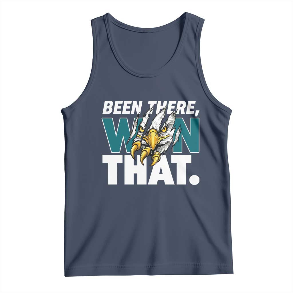 Been There Won That Fierce Eagle Tank Top Game Day Champions Sport Fans TS02 Navy Print Your Wear