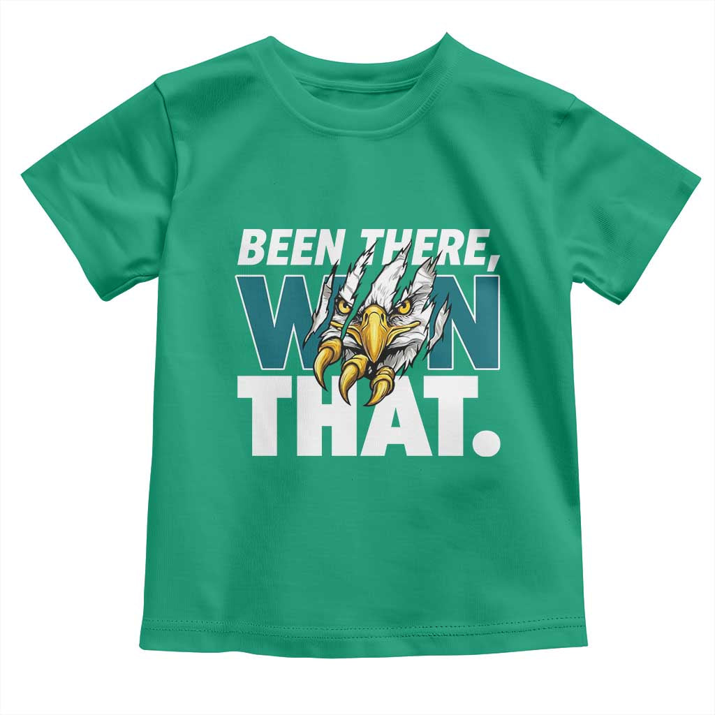 Been There Won That Fierce Eagle Toddler T Shirt Game Day Champions Sport Fans TS02 Irish Green Print Your Wear