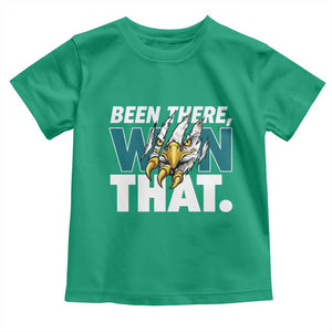 Been There Won That Fierce Eagle Toddler T Shirt Game Day Champions Sport Fans TS02 Irish Green Print Your Wear