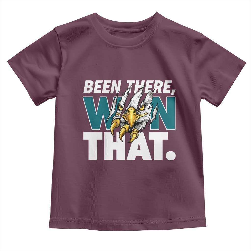 Been There Won That Fierce Eagle Toddler T Shirt Game Day Champions Sport Fans TS02 Maroon Print Your Wear