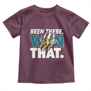 Been There Won That Fierce Eagle Toddler T Shirt Game Day Champions Sport Fans TS02 Maroon Print Your Wear