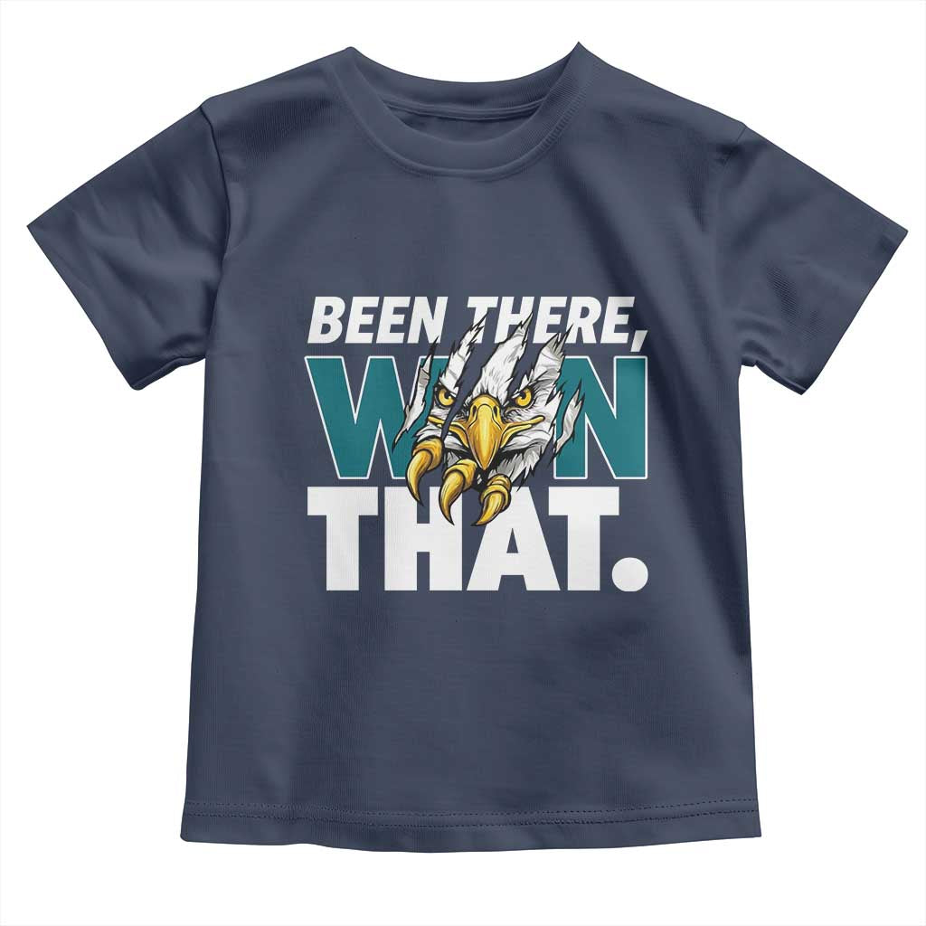 Been There Won That Fierce Eagle Toddler T Shirt Game Day Champions Sport Fans TS02 Navy Print Your Wear