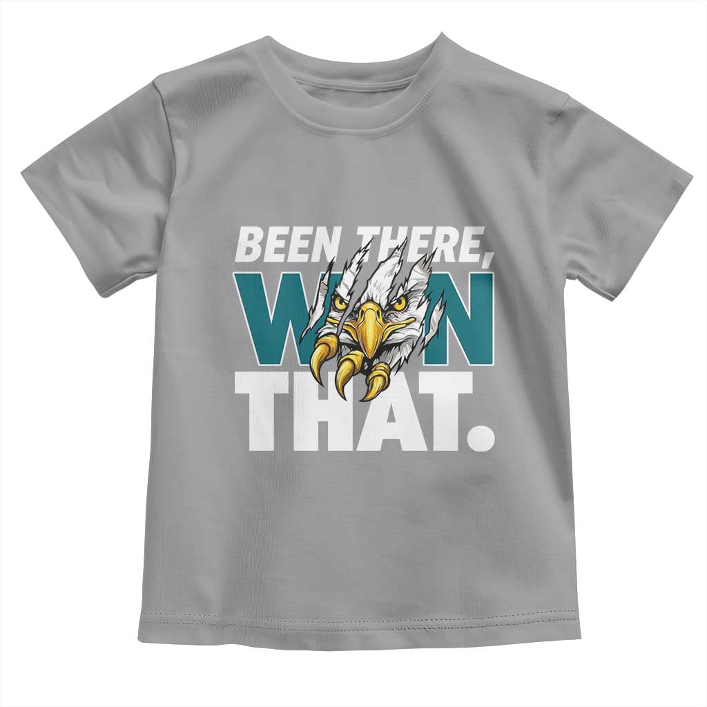 Been There Won That Fierce Eagle Toddler T Shirt Game Day Champions Sport Fans TS02 Sport Gray Print Your Wear