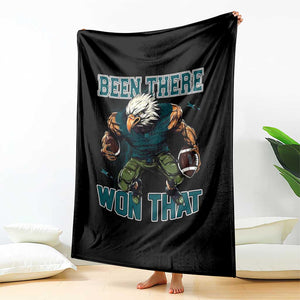 Been There Won That Fierce Football Graphic Throw Blanket Game Day Champions Sport Fans TS02 Print Your Wear