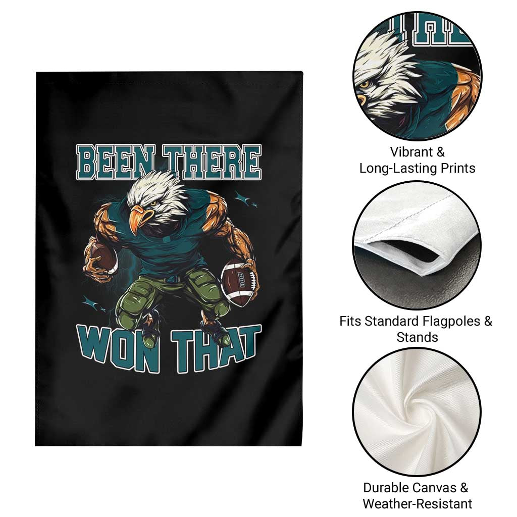 Been There Won That Fierce Football Graphic Garden Flag Game Day Champions Sport Fans TS02 Print Your Wear