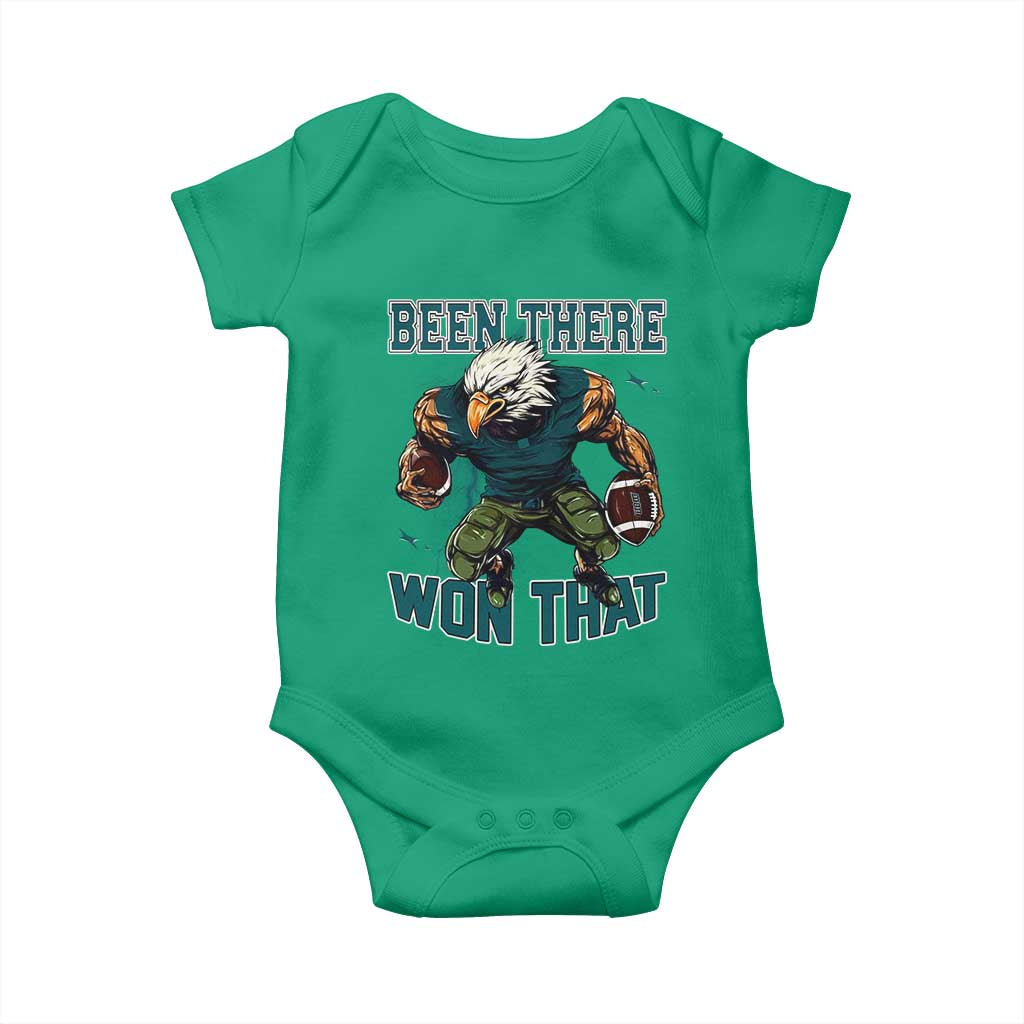 Been There Won That Fierce Football Graphic Baby Onesie Game Day Champions Sport Fans TS02 Irish Green Print Your Wear