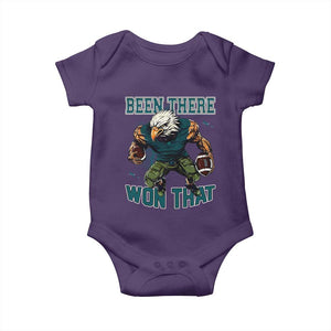 Been There Won That Fierce Football Graphic Baby Onesie Game Day Champions Sport Fans TS02 Purple Print Your Wear
