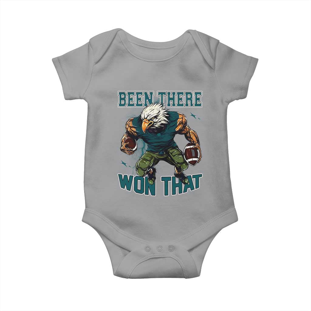 Been There Won That Fierce Football Graphic Baby Onesie Game Day Champions Sport Fans TS02 Sport Gray Print Your Wear