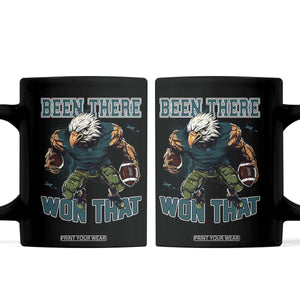 Been There Won That Fierce Football Graphic Coffee Mug Game Day Champions Sport Fans TS02 Black Print Your Wear
