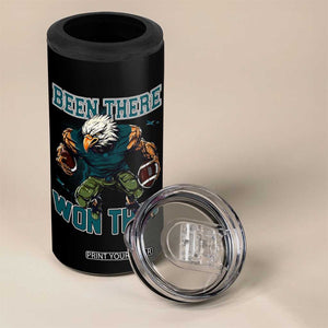 Been There Won That Fierce Football Graphic 4 in 1 Can Cooler Tumbler Game Day Champions Sport Fans TS02 Print Your Wear