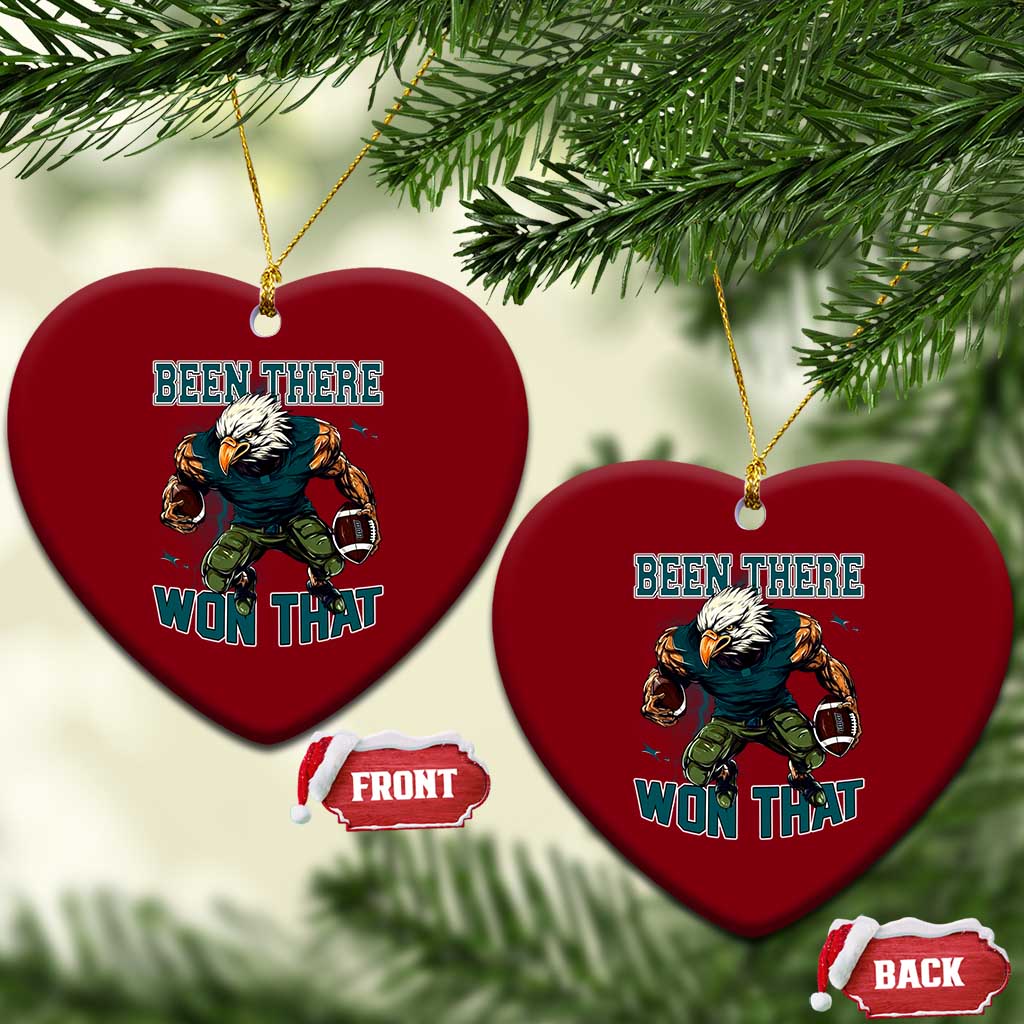 Been There Won That Fierce Football Graphic Ceramic Ornament Game Day Champions Sport Fans TS02 Print Your Wear