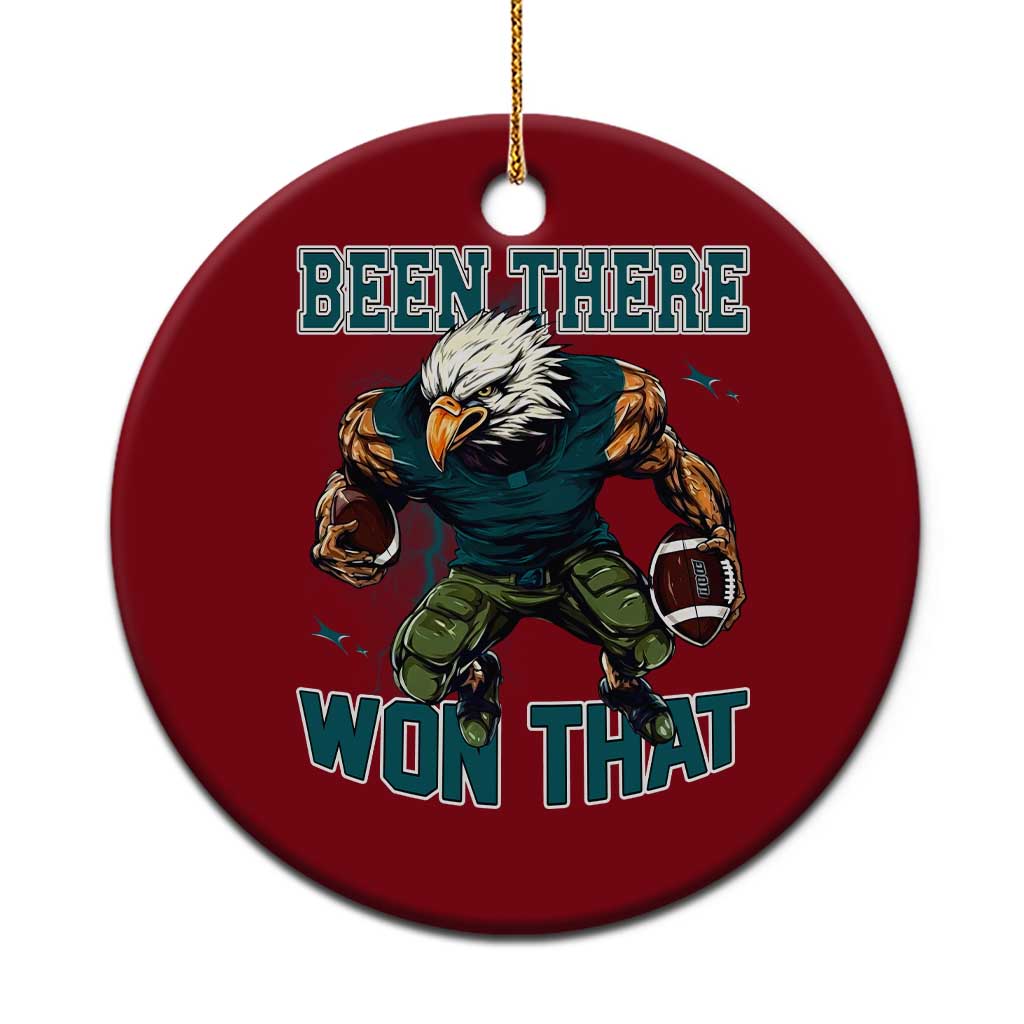 Been There Won That Fierce Football Graphic Ceramic Ornament Game Day Champions Sport Fans TS02 1pc Red Print Your Wear