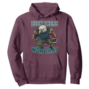 Been There Won That Fierce Football Graphic Hoodie Game Day Champions Sport Fans TS02 Maroon Print Your Wear