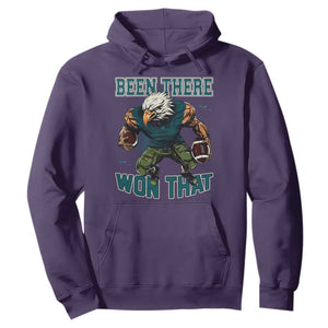 Been There Won That Fierce Football Graphic Hoodie Game Day Champions Sport Fans TS02 Purple Print Your Wear