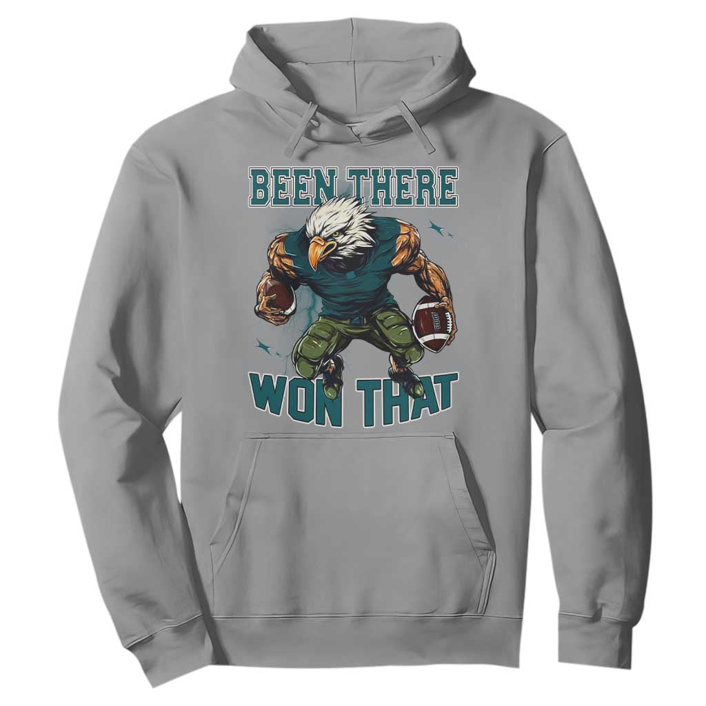 Been There Won That Fierce Football Graphic Hoodie Game Day Champions Sport Fans TS02 Sport Gray Print Your Wear