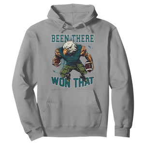 Been There Won That Fierce Football Graphic Hoodie Game Day Champions Sport Fans TS02 Sport Gray Print Your Wear