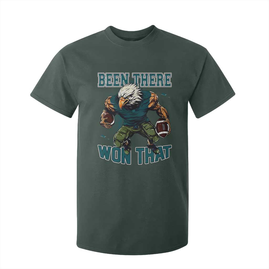 Been There Won That Fierce Football Graphic T Shirt For Kid Game Day Champions Sport Fans TS02 Dark Forest Green Print Your Wear