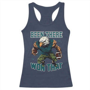 Been There Won That Fierce Football Graphic Racerback Tank Top Game Day Champions Sport Fans TS02 Navy Print Your Wear