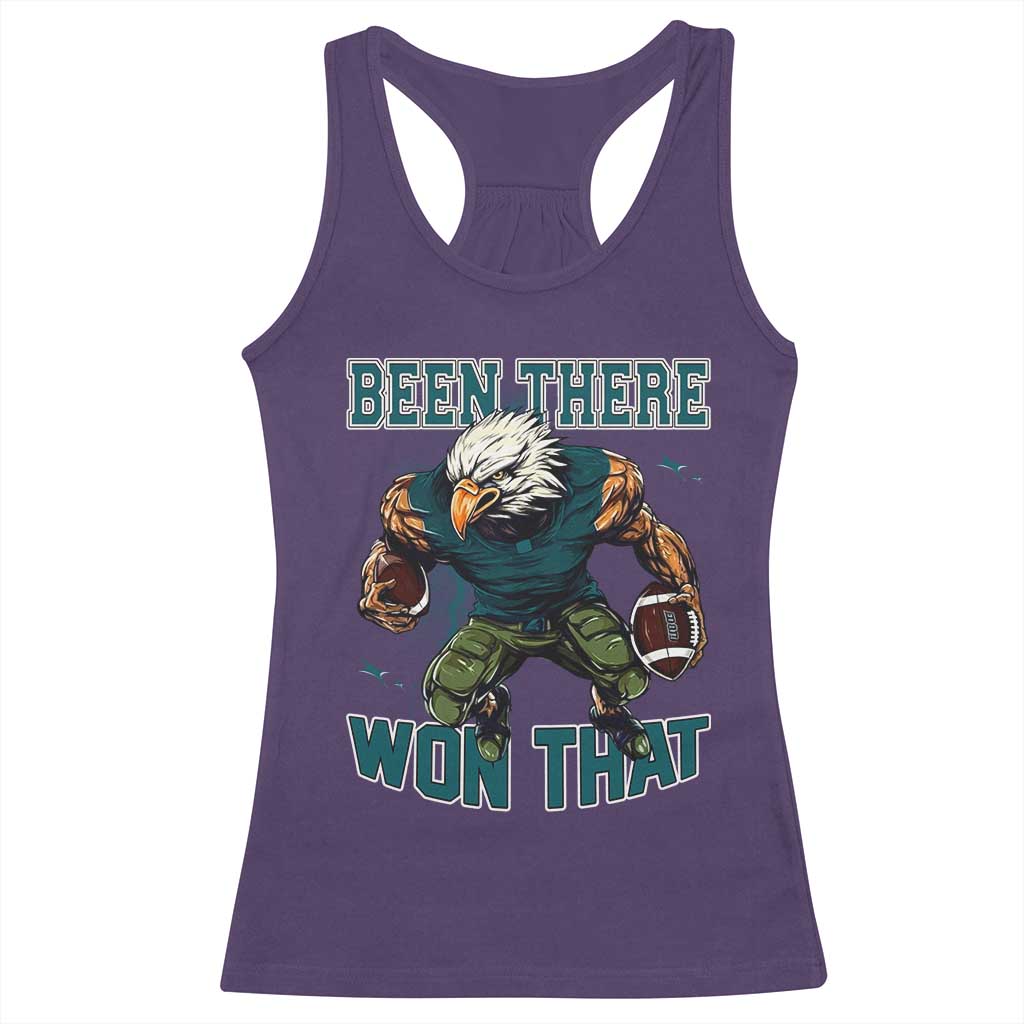 Been There Won That Fierce Football Graphic Racerback Tank Top Game Day Champions Sport Fans TS02 Purple Print Your Wear