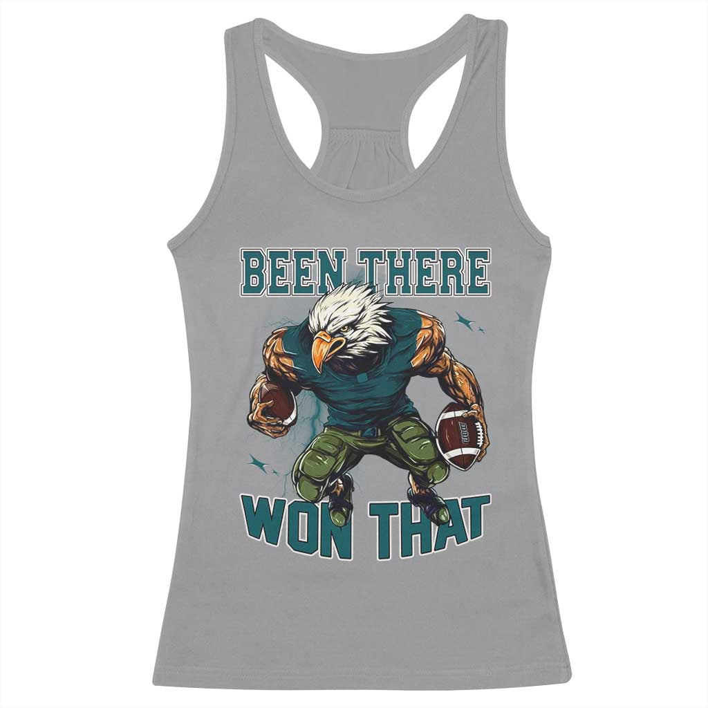 Been There Won That Fierce Football Graphic Racerback Tank Top Game Day Champions Sport Fans TS02 Sport Gray Print Your Wear