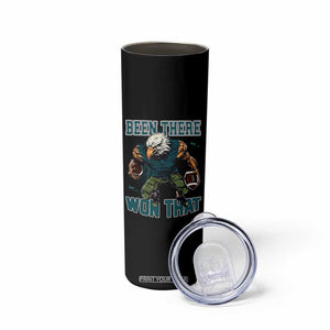 Been There Won That Fierce Football Graphic Skinny Tumbler Game Day Champions Sport Fans TS02 Print Your Wear