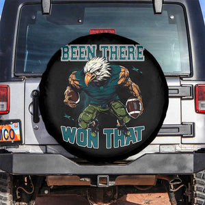 Been There Won That Fierce Football Graphic Spare Tire Cover Game Day Champions Sport Fans TS02 No hole Black Print Your Wear