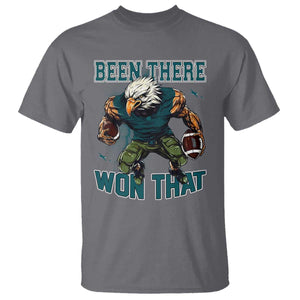 Been There Won That Fierce Football Graphic T Shirt Game Day Champions Sport Fans TS02 Charcoal Print Your Wear